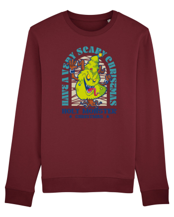 Have A Very Scary Christmas Holy Monster Christmas Burgundy