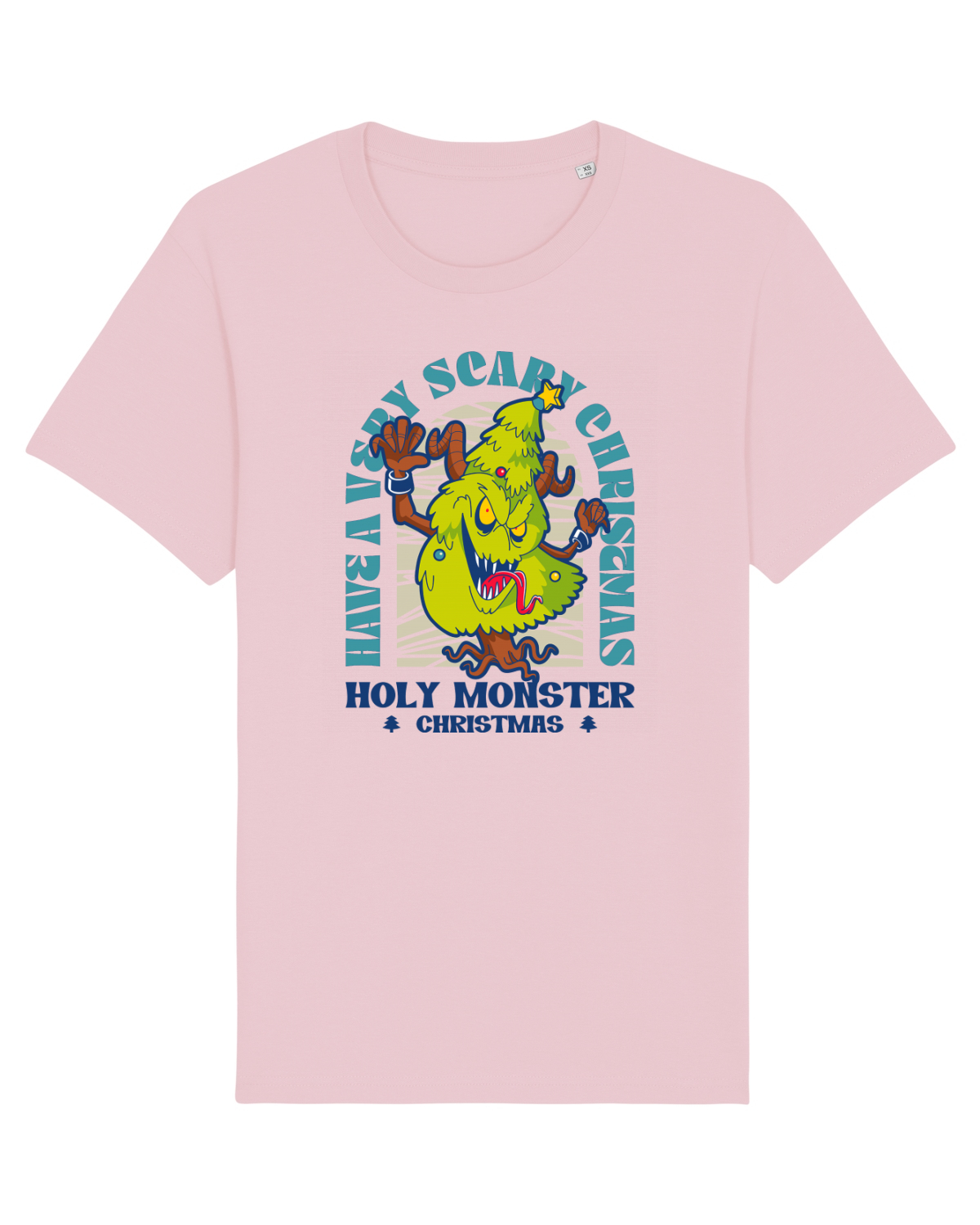 Tricou mânecă scurtă Unisex Rocker Cotton Pink
