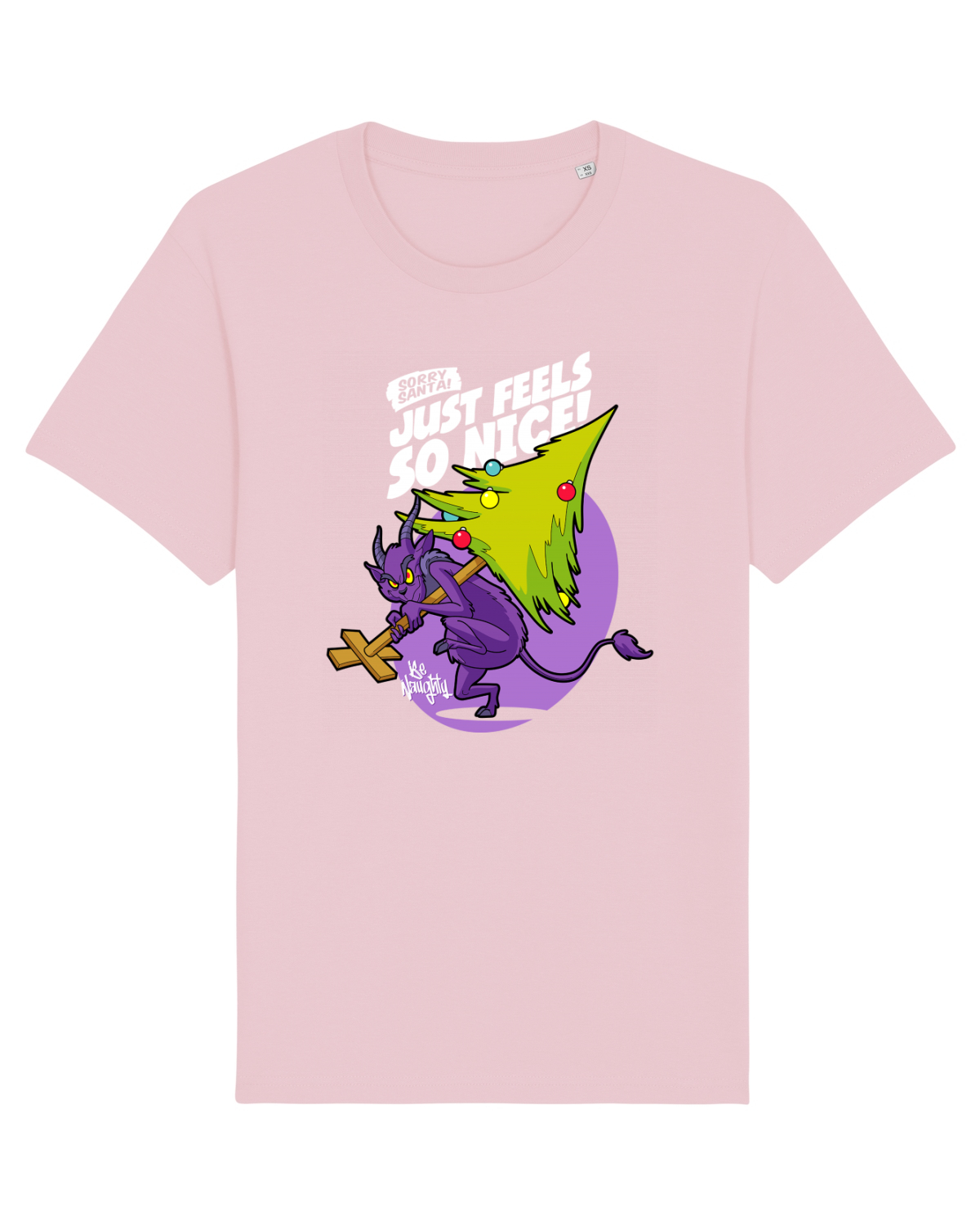 Tricou mânecă scurtă Unisex Rocker Cotton Pink