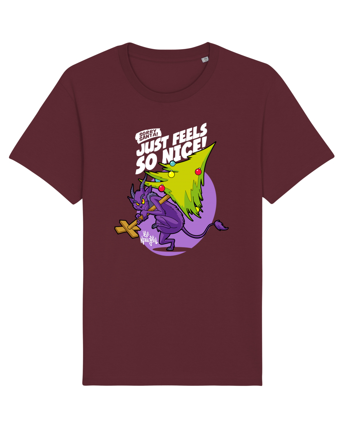 Tricou mânecă scurtă Unisex Rocker Burgundy