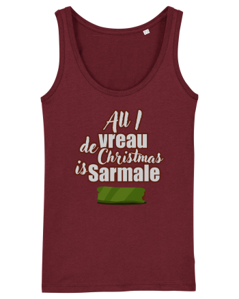 All i vreau de christmas is sarmale Burgundy