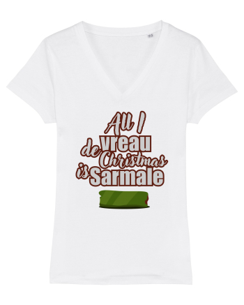 All i vreau de christmas is sarmale White