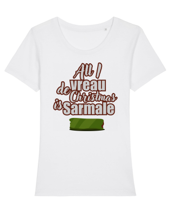 All i vreau de christmas is sarmale White