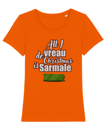 All i vreau de christmas is sarmale Bright Orange