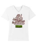 All i vreau de christmas is sarmale Tricou mânecă scurtă guler V Bărbat Presenter