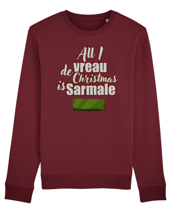 All i vreau de christmas is sarmale Burgundy
