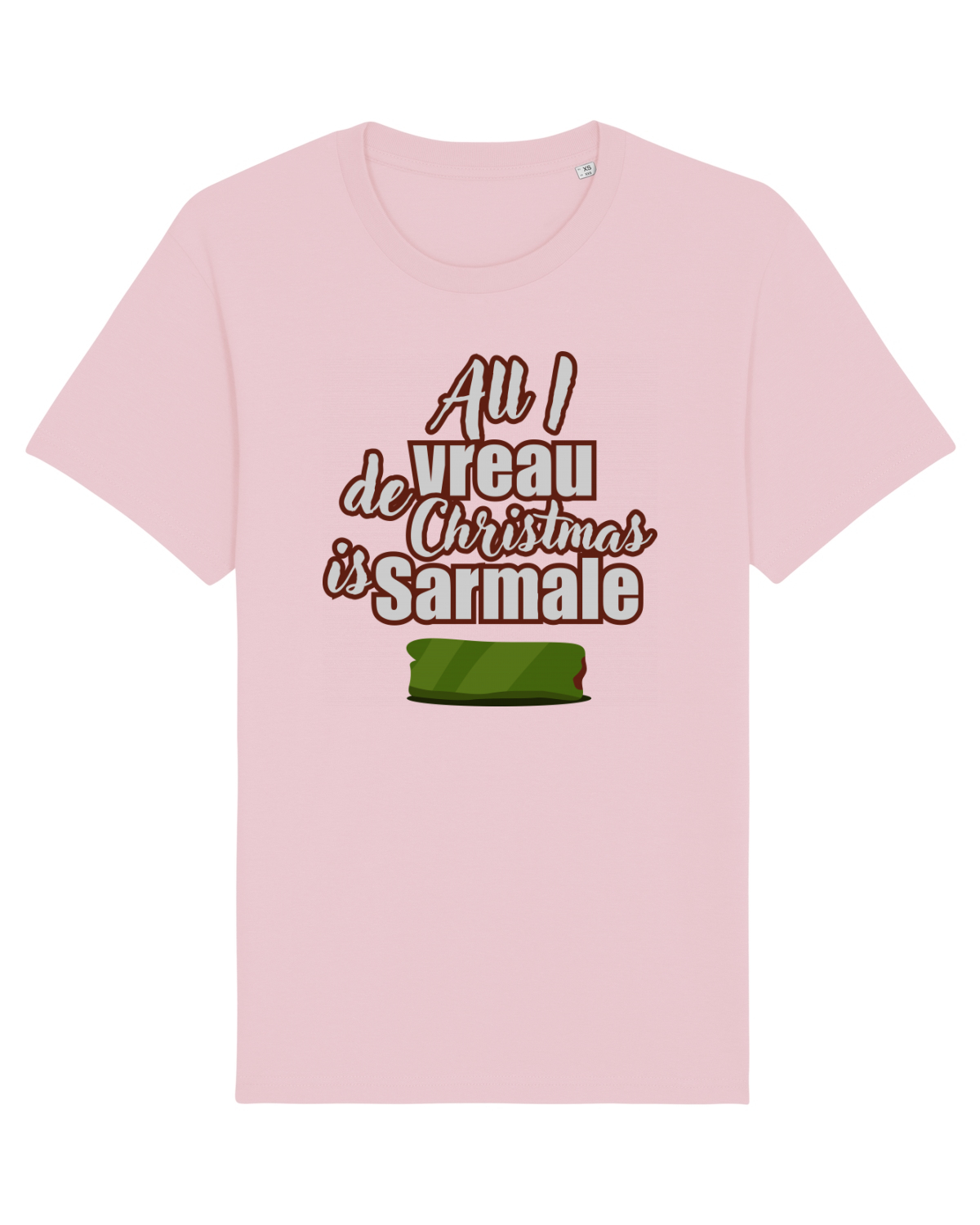 Tricou mânecă scurtă Unisex Rocker Cotton Pink