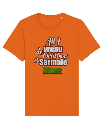 All i vreau de christmas is sarmale Bright Orange
