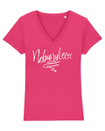 Nebunuleeee Tricou mânecă scurtă guler V Damă Evoker