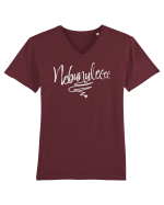 Nebunuleeee Tricou mânecă scurtă guler V Bărbat Presenter