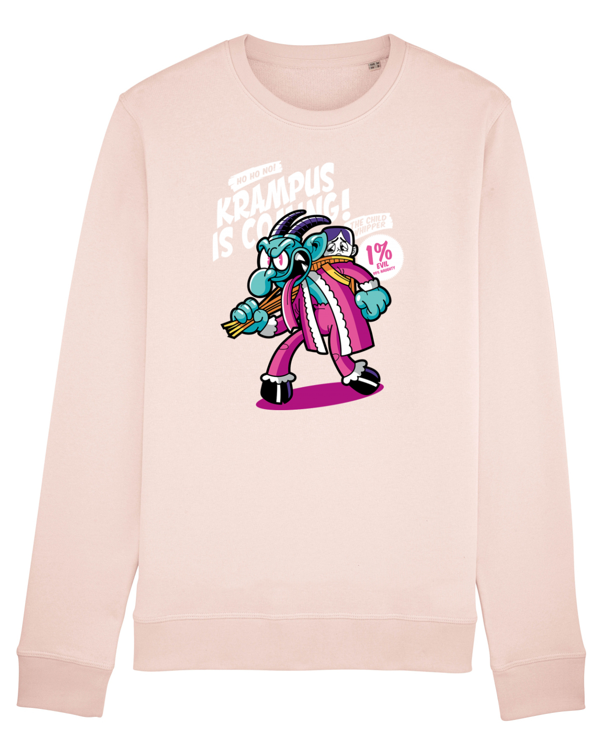 Bluză mânecă lungă Unisex Rise Candy Pink