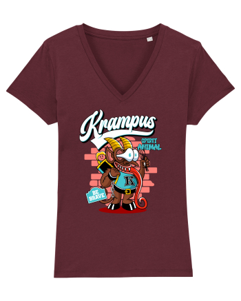 Krampus Spirit Animal Burgundy