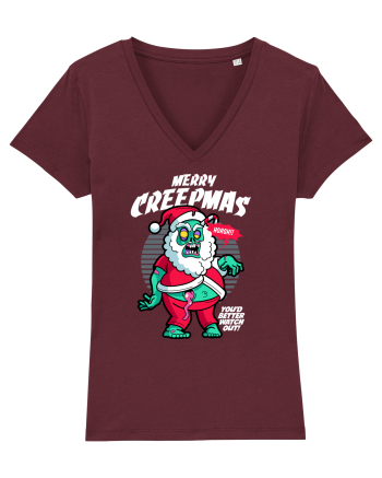 Merry Creepmas Burgundy