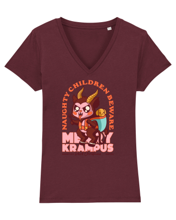 Naughty Children Beware Burgundy