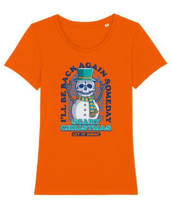 I'll Be Back Again Someday | Scary Christmas Bright Orange