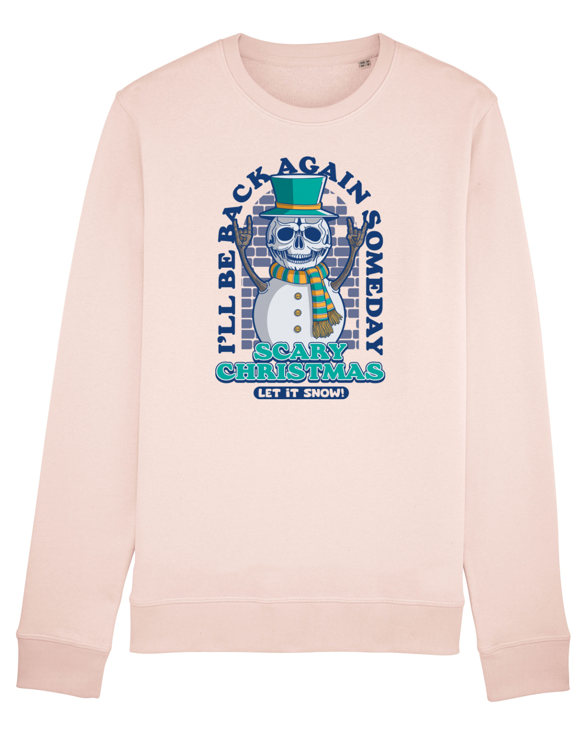 Bluză mânecă lungă Unisex Rise Candy Pink