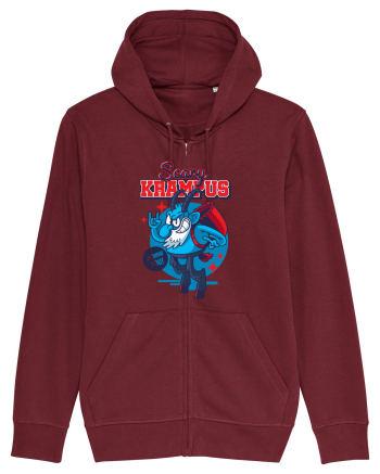 Scary Krampus Wishing you! Burgundy