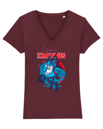 Scary Krampus Wishing you! Burgundy