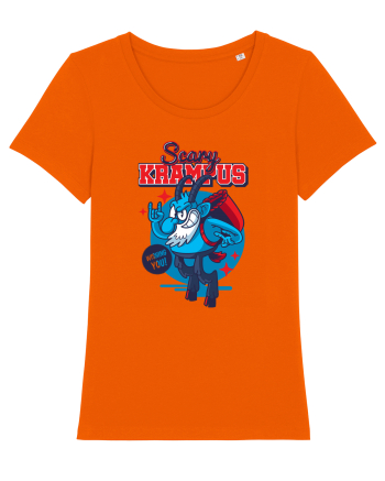 Scary Krampus Wishing you! Bright Orange