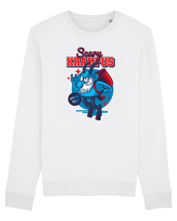 Scary Krampus Wishing you! White