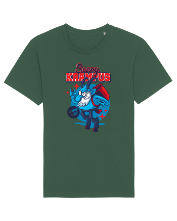 Scary Krampus Wishing you! Bottle Green