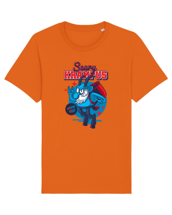Scary Krampus Wishing you! Bright Orange