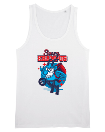 Scary Krampus Wishing you! White