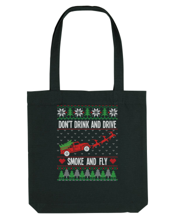 amuzant cu motive de Crăciun - Do not drink and drive Black