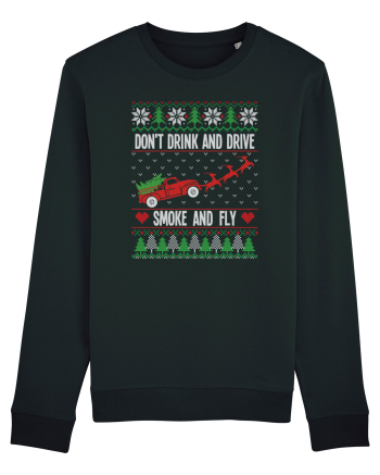 amuzant cu motive de Crăciun - Do not drink and drive Black
