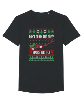 amuzant cu motive de Crăciun - Do not drink and drive Black