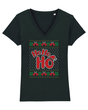 amuzant cu motive de Crăciun - Ho ho ho Black