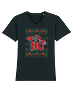 amuzant cu motive de Crăciun - Ho ho ho Tricou mânecă scurtă guler V Bărbat Presenter