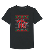 amuzant cu motive de Crăciun - Ho ho ho Tricou mânecă scurtă guler larg Bărbat Skater