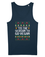 amuzant cu motive de Crăciun - Tis the season to go vegan Maiou Bărbat Runs