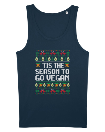 amuzant cu motive de Crăciun - Tis the season to go vegan Navy
