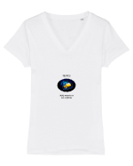 Make Memories Tricou mânecă scurtă guler V Damă Evoker