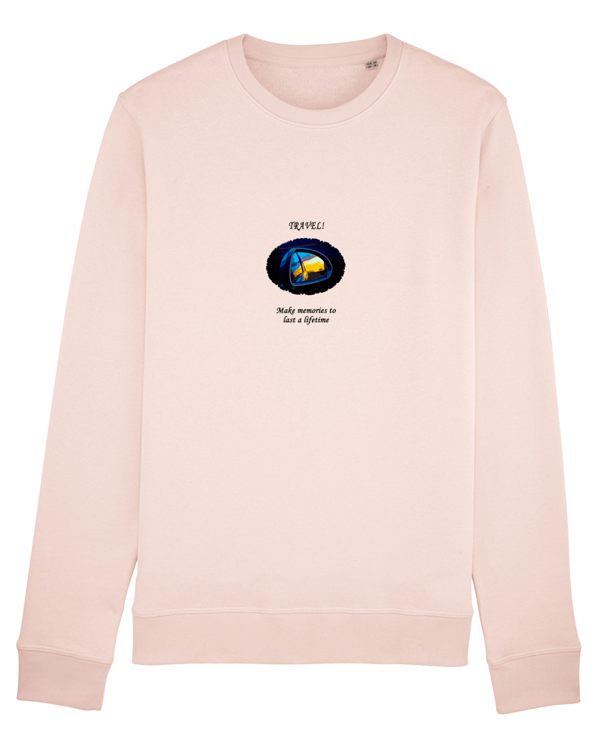 Bluză mânecă lungă Unisex Rise Candy Pink