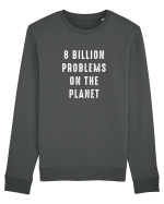 Problems on the planet Bluză mânecă lungă Unisex Rise