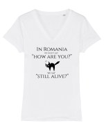 we don't say that Tricou mânecă scurtă guler V Damă Evoker