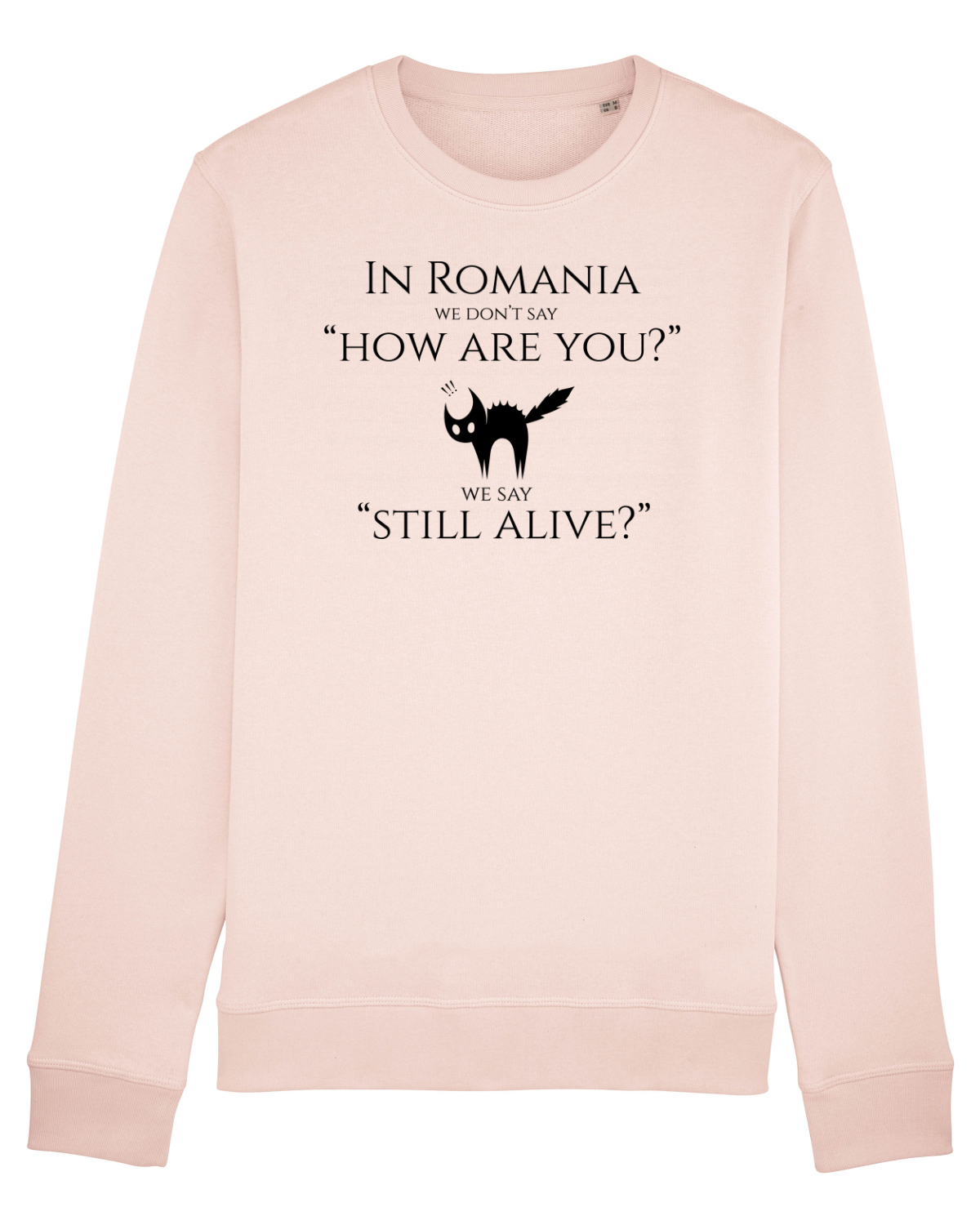 Bluză mânecă lungă Unisex Rise Candy Pink