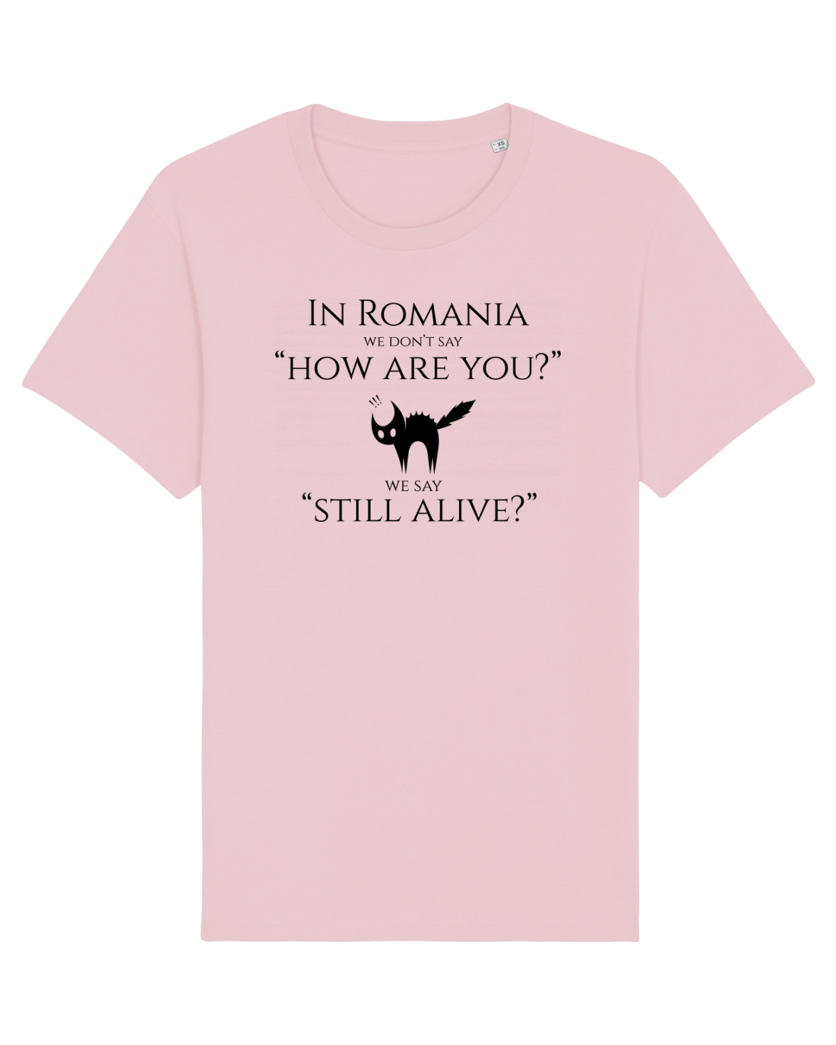 Tricou mânecă scurtă Unisex Rocker Cotton Pink