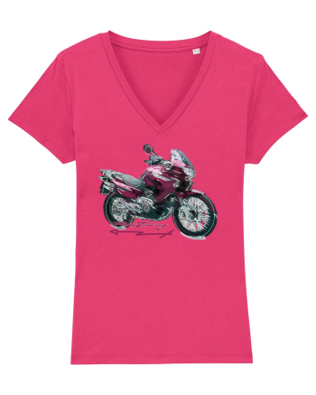 Adventure motorcycles are fun Transalp 650 Raspberry