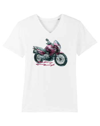 Adventure motorcycles are fun Transalp 650 White