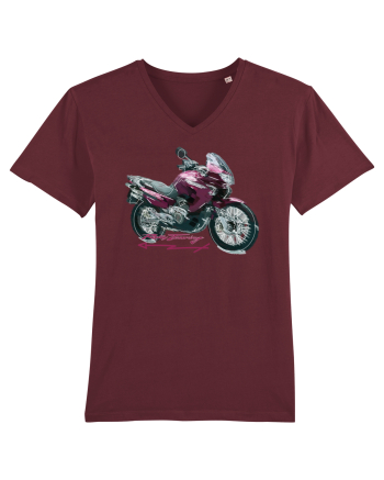 Adventure motorcycles are fun Transalp 650 Burgundy