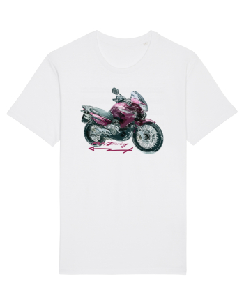 Adventure motorcycles are fun Transalp 650 White