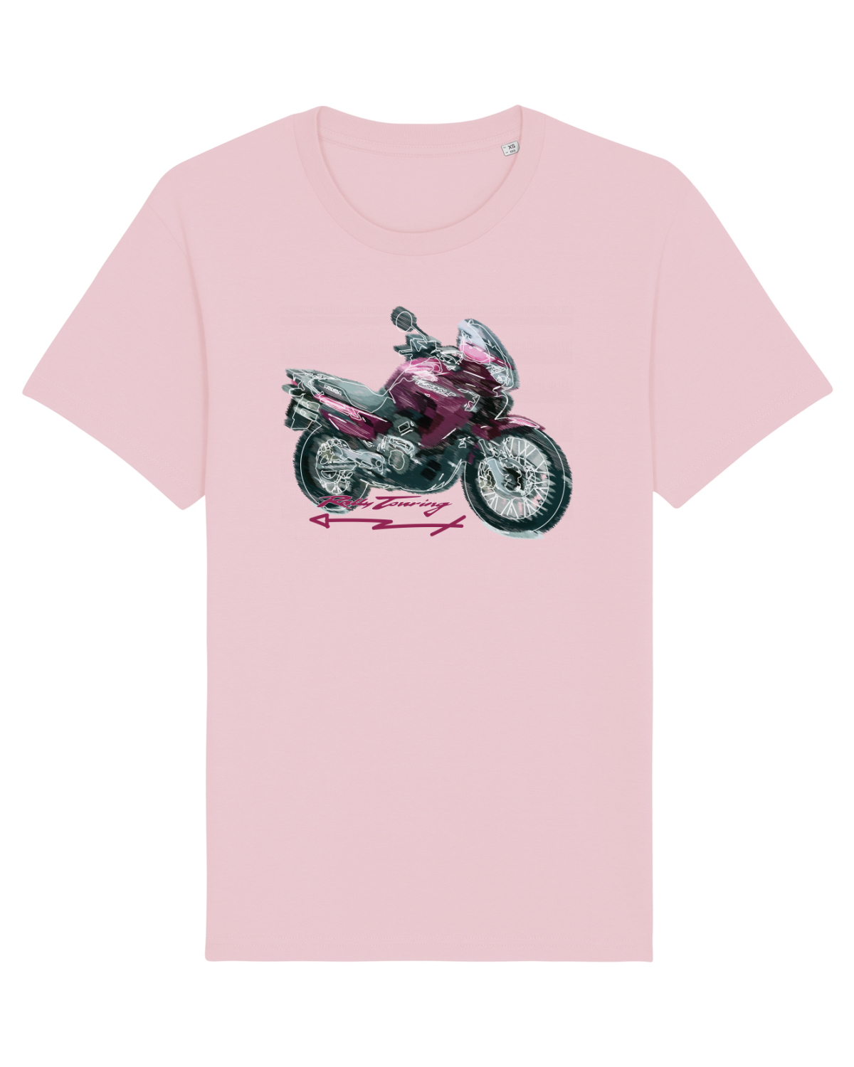 Tricou mânecă scurtă Unisex Rocker Cotton Pink