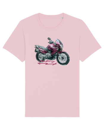 Adventure motorcycles are fun Transalp 650 Cotton Pink
