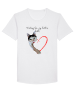 Pisi love Tricou mânecă scurtă guler larg Bărbat Skater