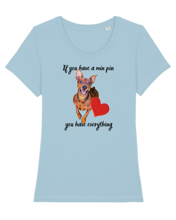 Pinscher love Sky Blue