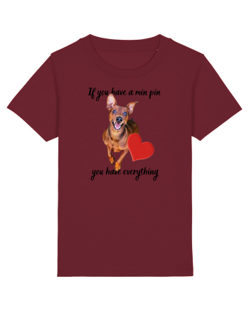 Pinscher love Burgundy